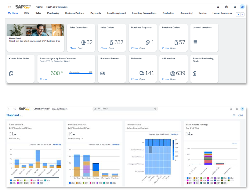 SAP B1 Web client