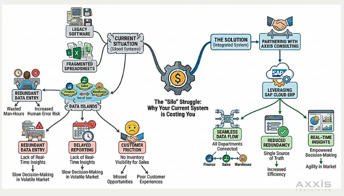The Silo Struggle - leverage SAP Cloud ERP